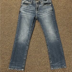 Salvage Blue Straight Jeans Classic Denim Style